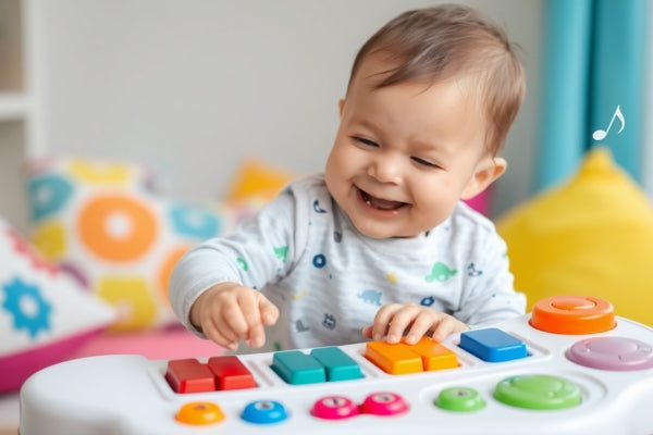 Bebê autista brincando