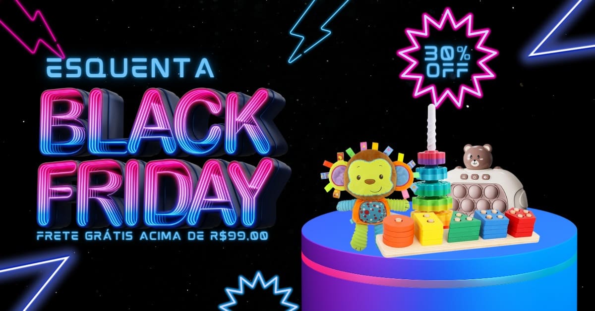Brinquedos para autismo Black Friday