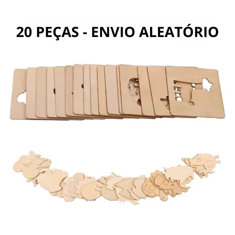 Brinquedo Montessori Kit 20 Peças