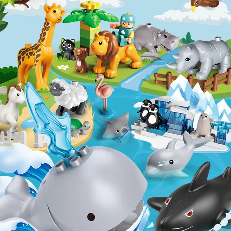 Brinquedo Educativo 2 Anos - Animais da Fazenda 26 Peças