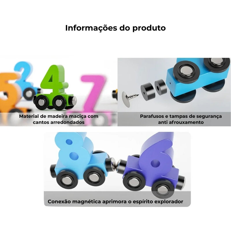 Brinquedo Montessori Informações do Carrinho