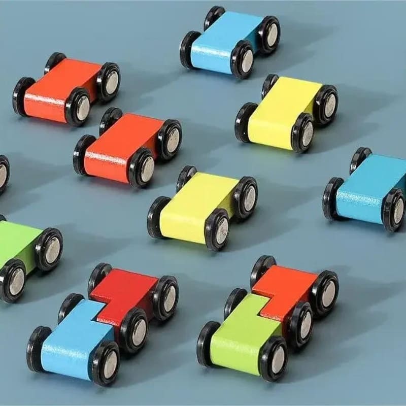 Carrinho Montessori com Rampa de Madeira