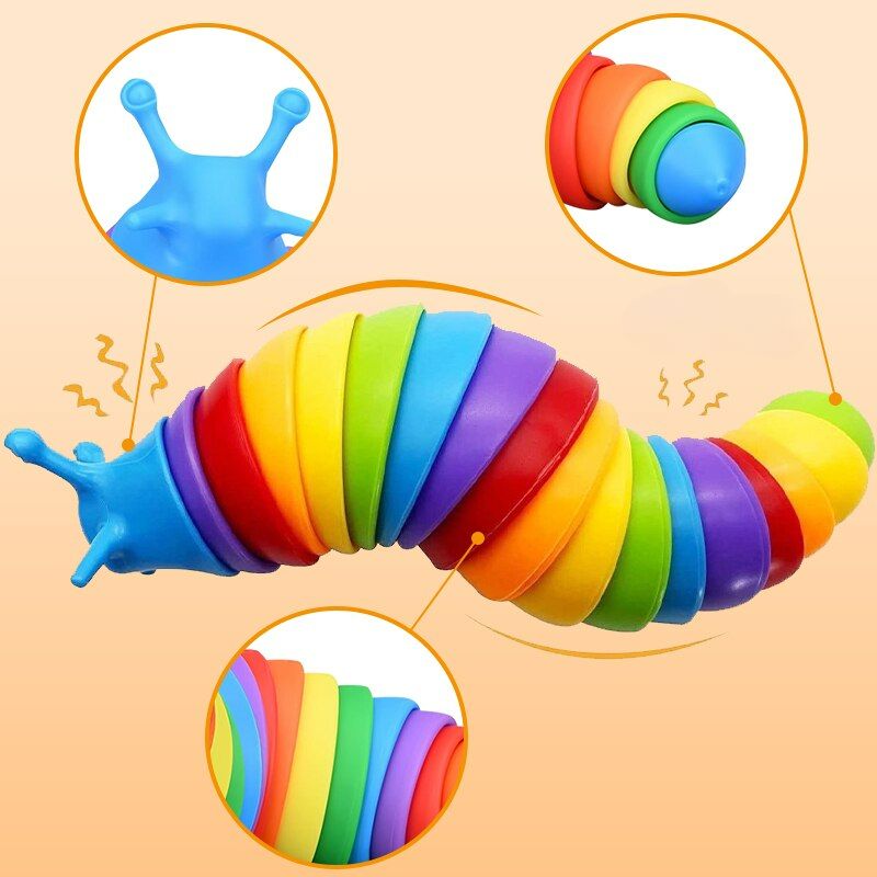 Brinquedo Sensorial 3D Colorido Descompressão