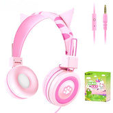 Fone De Ouvido Infantil com Fio - 85db Rosa