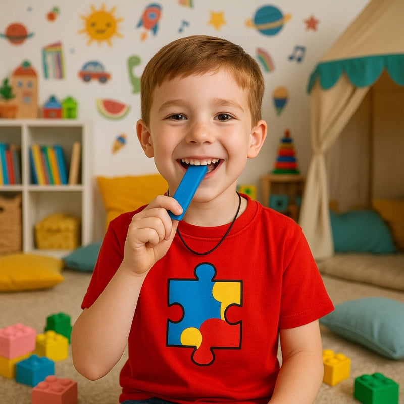 Mordedor Sensorial Para Autismo Em Formato de Colar