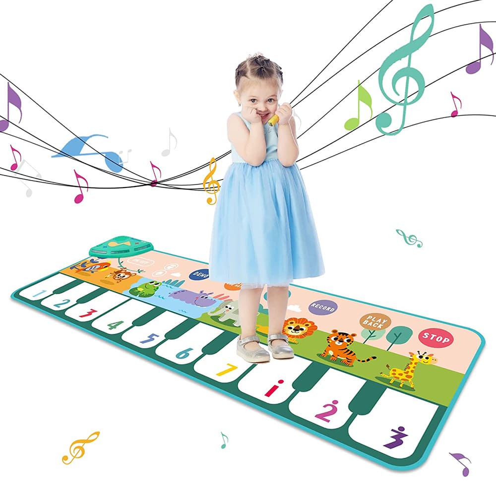 música infantil, jogo música chão piano pé criança, jogo toque