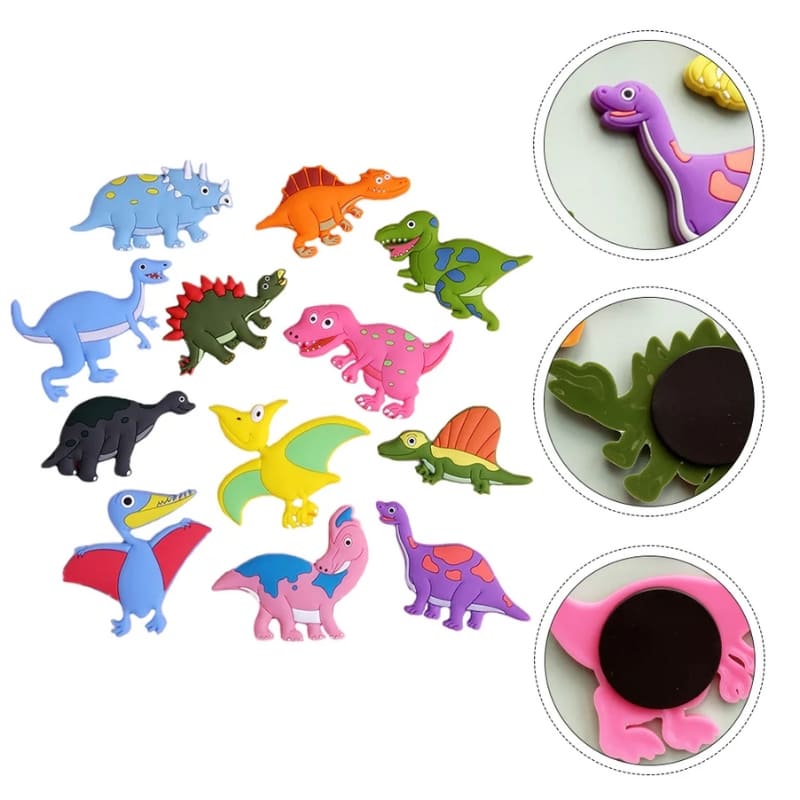 12 Imãs de Dinossauro - Brinquedo para Crianças Autistas 03