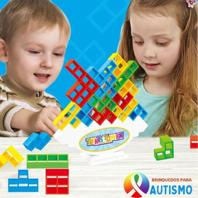 Jogo Torre de Equilíbrio Tetris Educativo