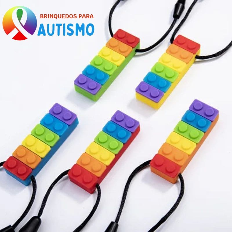 Colar Mordedor Sensorial Para Autismo