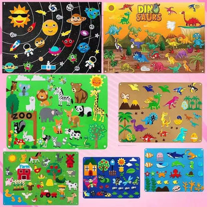 Brinquedo Educativo Mural Interativo Montessori