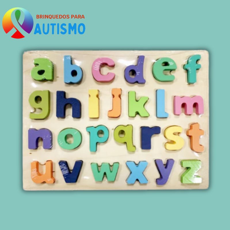 Kit Brinquedo Pedagógico Letras e Números 3 Tabuleiros