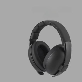 Abafador de Ouvido para Bebê Modelo EarMuffs Preto