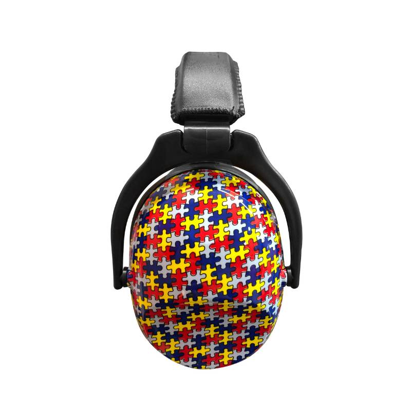 Abafador de Ruído Simbolo do Autismo 