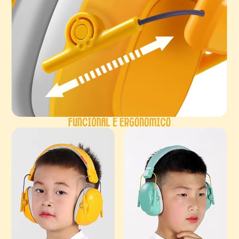 Abafador de Ruído para Autista