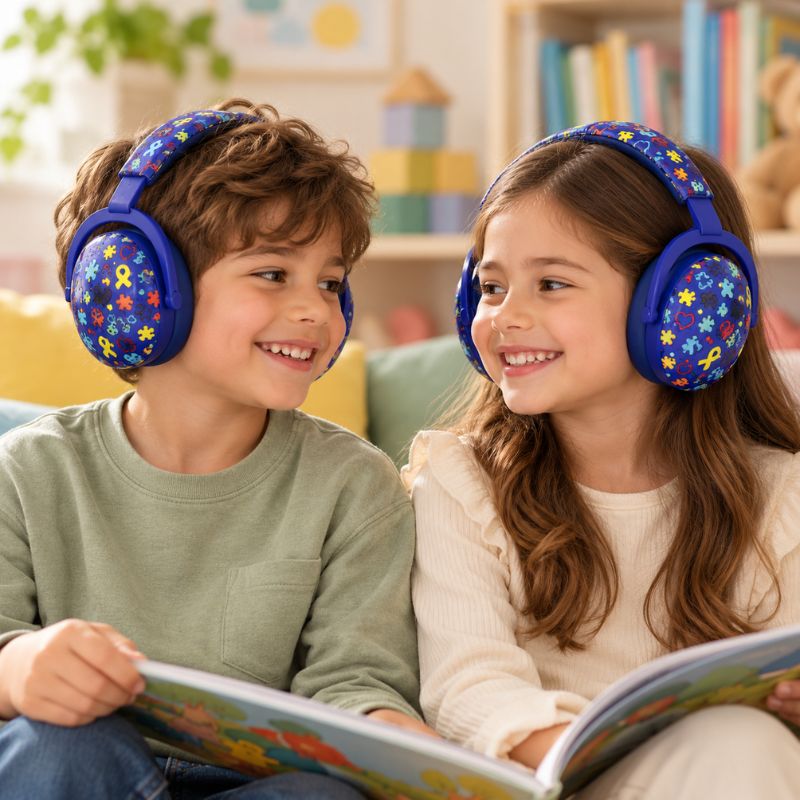Abafador de Ruído Autismo Infantil 