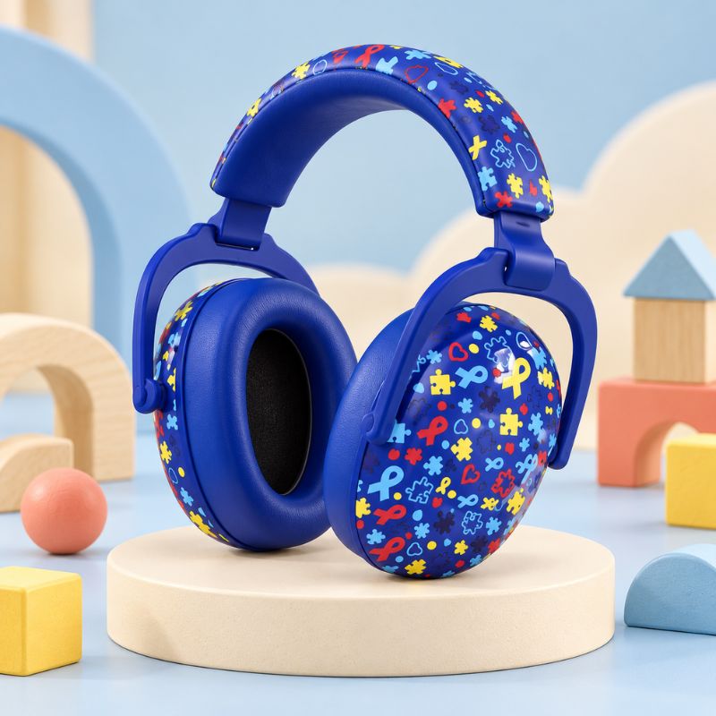 Abafador de Ruído Autismo Infantil Universo 32 dB Para meninos