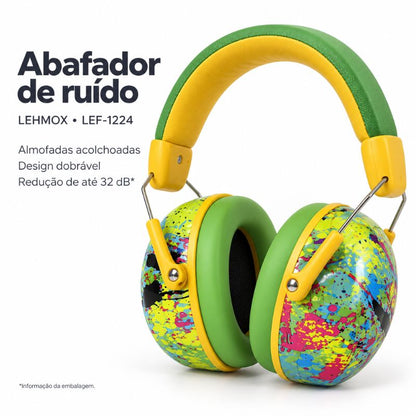 Abafador de Ruído Autismo Infantil Aventura 32 dB