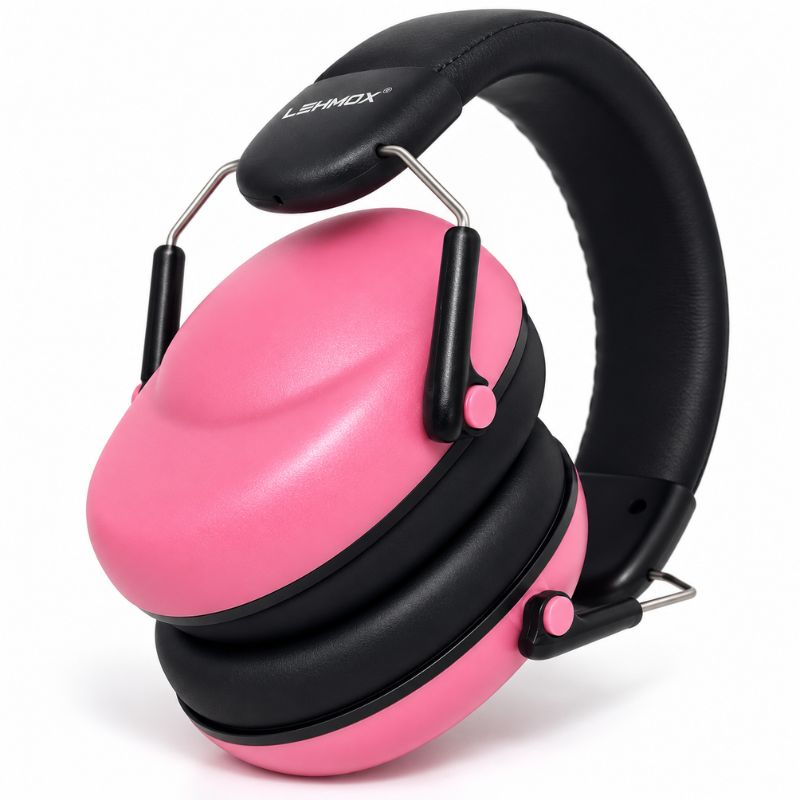 Abafador de Ruído Infantil Essencial – Ajustável Rosa