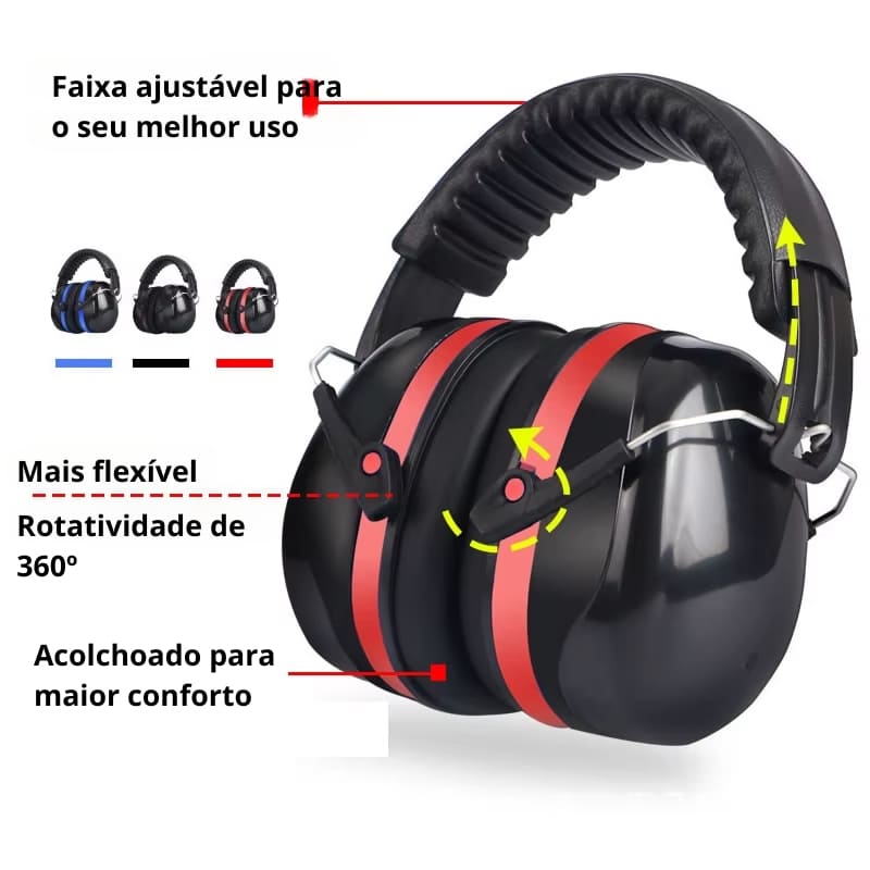 Abafador de Ruído para Autismo Detalhes