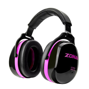 Abafador de Ruído para Autismo Tipo Concha - 28db Roxo