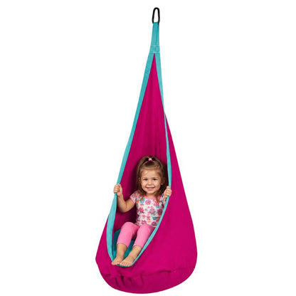 Balanço Sensorial Infantil Ninho de Teto para Autorregulação e Conforto Rosa