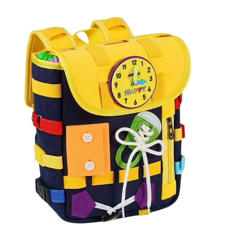 Brinquedo Educativo - Mochila Montessori 2 em 1