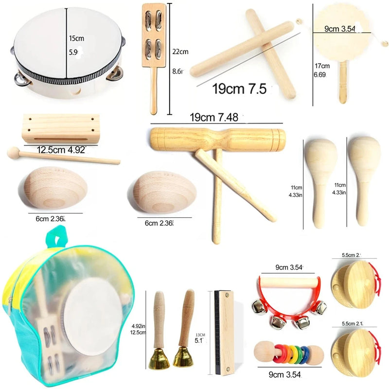 Brinquedo Montessori Kit Musical - Loja Brinquedos Para Autismo 1