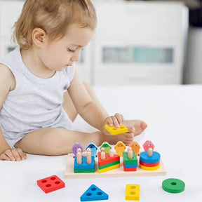 Brinquedo Montessori Educativo 2 em 1 