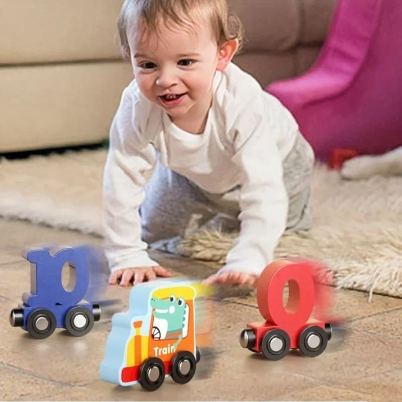 Brinquedo Montessori Trem Magnético 