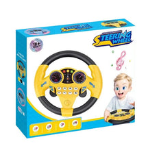 Brinquedo Sensorial Autismo - Volante com Sons e Luzes Amarelo