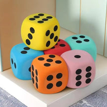 Brinquedo Educativo Infantil - Dado de Espuma Grande
