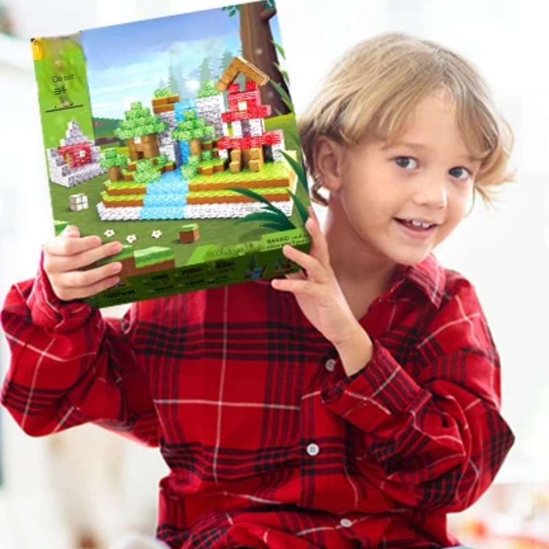 Brinquedo Educativo Magnético de Construção -  100 Peças