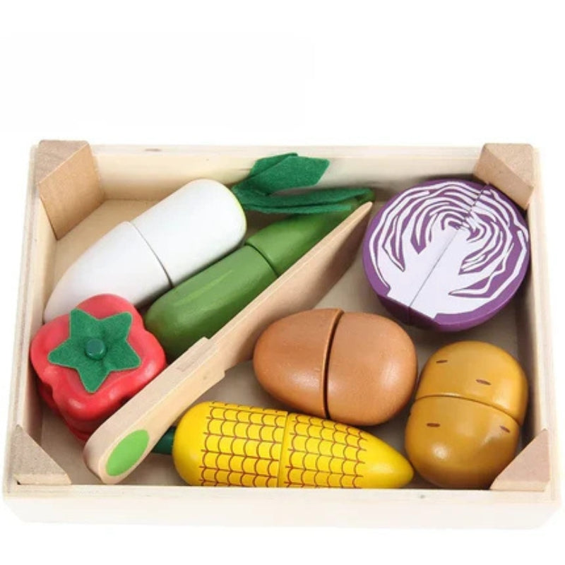 Brinquedo Montessori - Legumes Cortáveis Divertidos