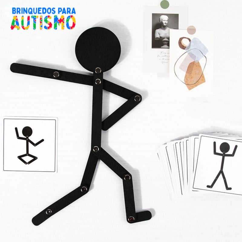 Brinquedo Montessori Boneco 