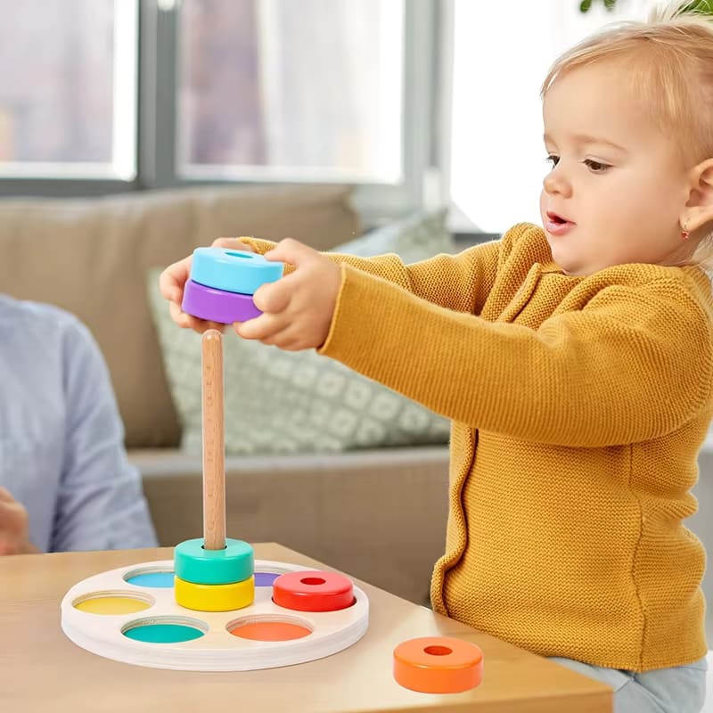 Brinquedo Sensorial Autismo Anel do Arco-íris
