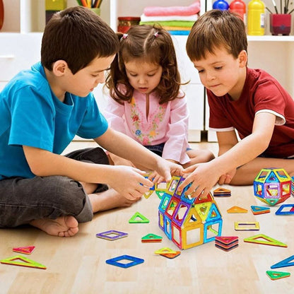 Brinquedo de Montar Magnético Montessori 120 Peças