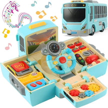 Brinquedo de Ônibus Escolar com Som e Luz 