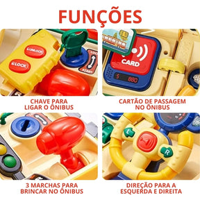 Brinquedo de Ônibus Escolar 3 Anos