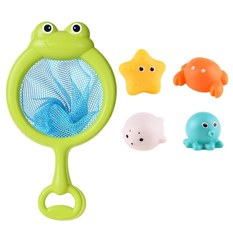 Brinquedo de Banho - Sapo Luminoso Flutuante Kit 02