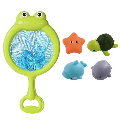 Brinquedo de Banho - Sapo Luminoso Flutuante Kit 01