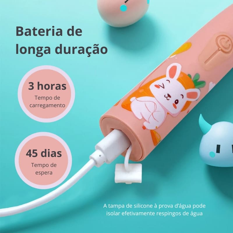 Escova de Dente Infantil Elétrica