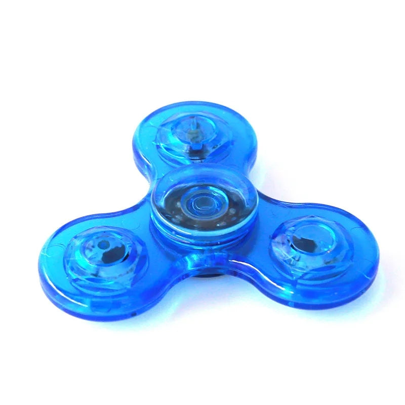 Fidget Spinner LED Azul