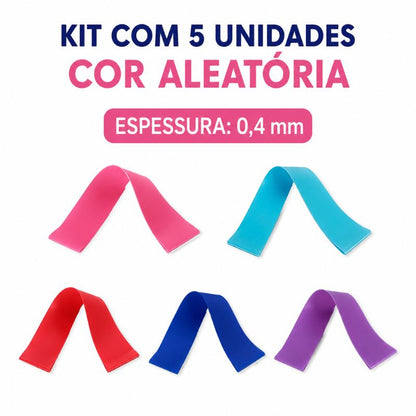 Kit com 5 Faixas Elásticas Sensoriais para Cadeira Infantil
