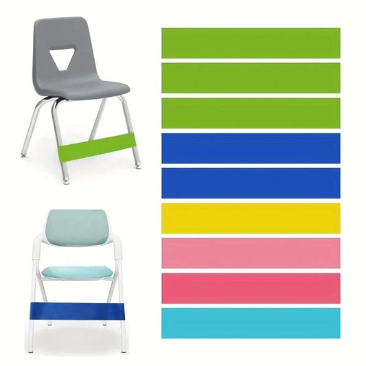 Kit com 5 Faixas Elásticas Sensoriais para Cadeira Infantil
