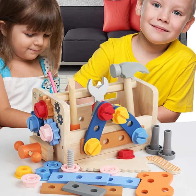 Kit de Ferramentas Infantil - Montessori Brinquedo