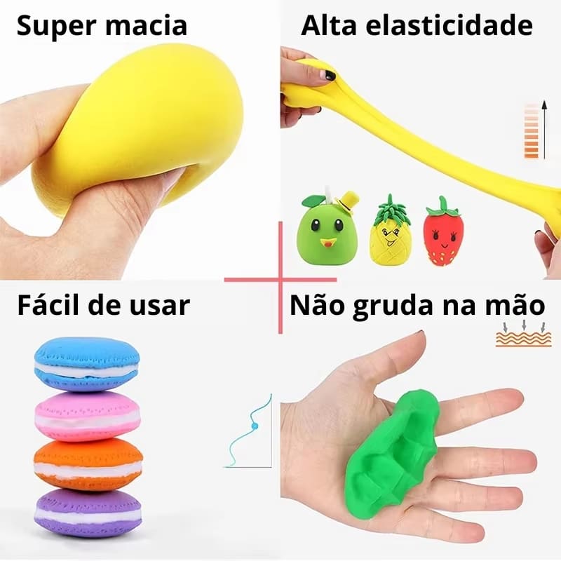 Massa de Modelar Super Macia 