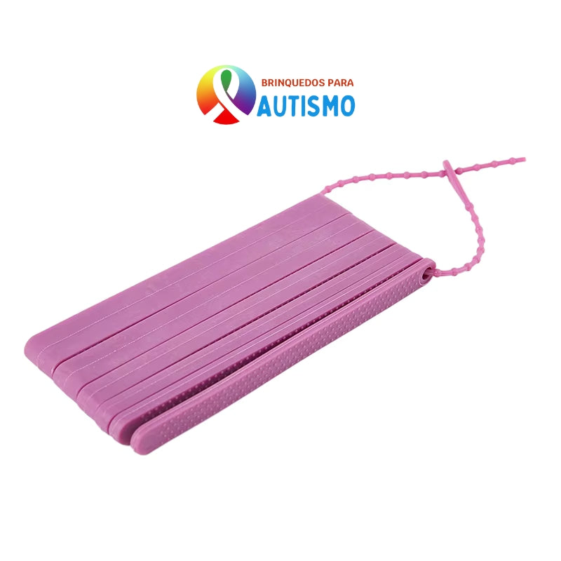 Mordedor Sensorial 6 Peças  - Binquedos para Autismo