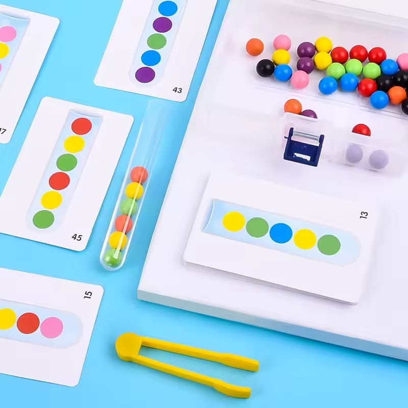 Brinquedo Montessori Concentração Lógica e Treino Motor