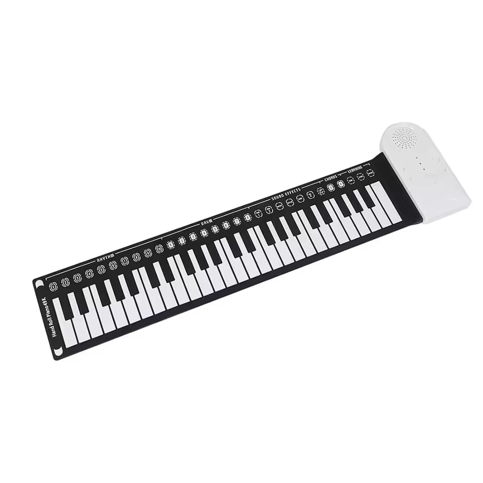 Piano Infantil Portátil - 49 Teclas Dobrável