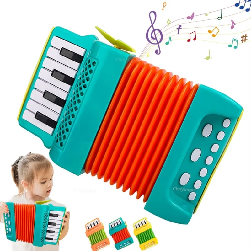 Sanfona Infantil - Brinquedo Musical Educativo